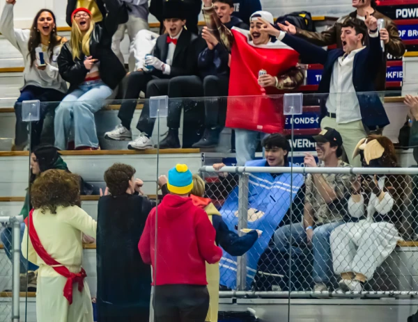 Marquette Hockey Halloween game fans