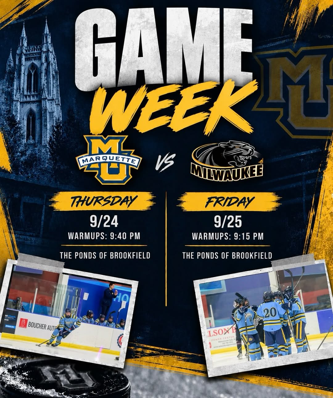 Upcoming games this week!